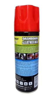 Getsun Dashboard: Leather Wax Polisher & Shiner with Lemon Air Freshener (450ml)