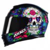 AXXIS Eagle Mexican Skull Black Helmet BD