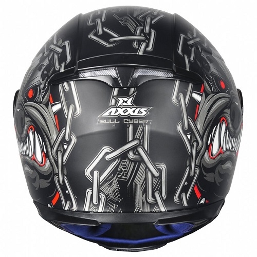 Axxis Eagle Cyber Bull Black Helmet BD